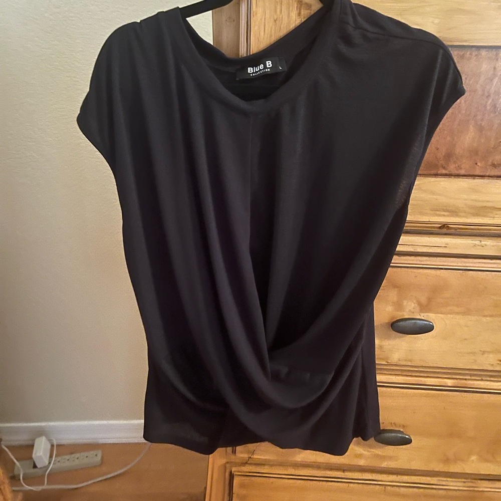 Blue B top purchased at western store, never worn but to try on.